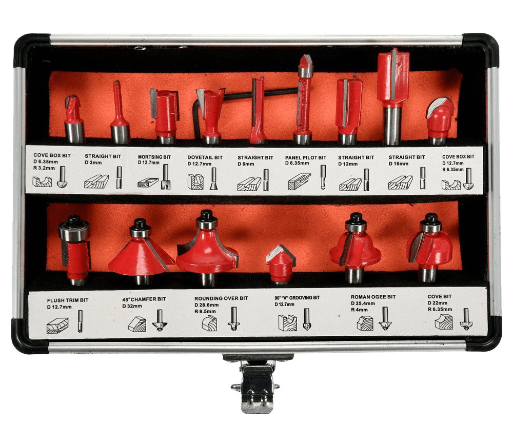 Set 15 freze pe lemn Yato YT68002 Ø8 mm