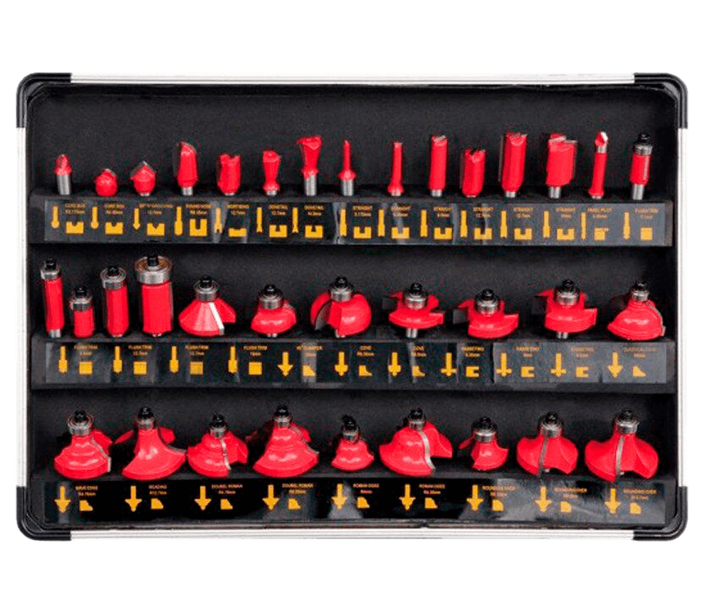 Set 35 freze pe lemn Yato YT6803 Ø8 mm