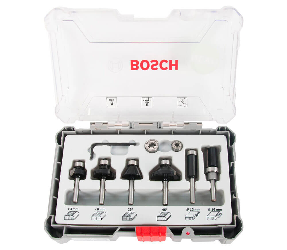 Set 6 freze pe lemn Bosch 2607017468 Ø6 mm-2