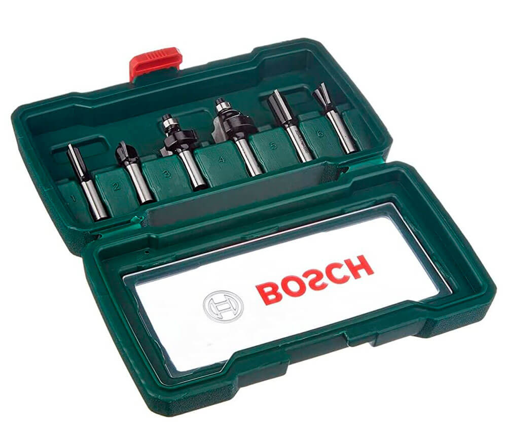 Set 6 freze pe lemn Bosch 2607019463 Ø8 mm-2
