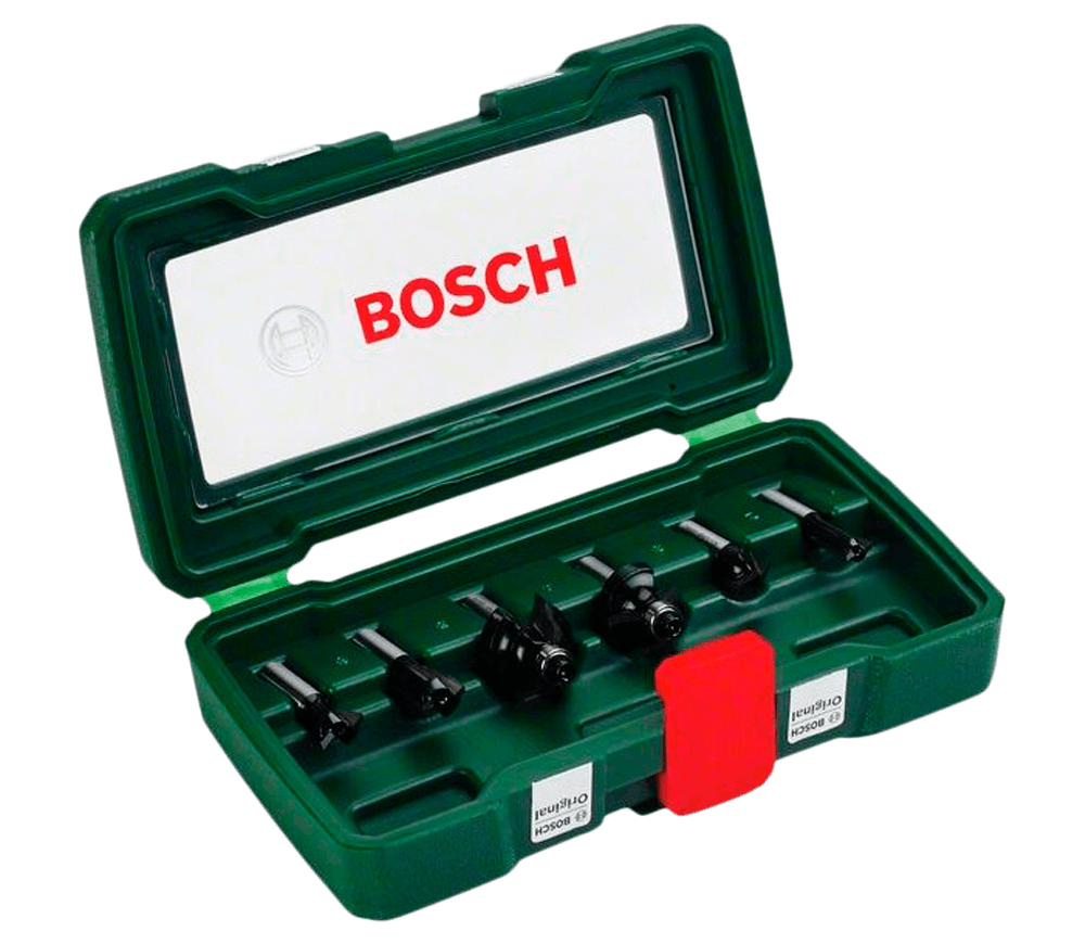 Set 6 freze pe lemn Bosch 2607019463 Ø8 mm
