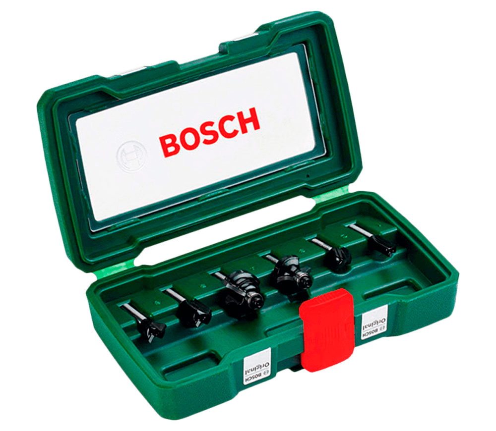 Set 6 freze pe lemn Bosch 2607019464 Ø6 mm