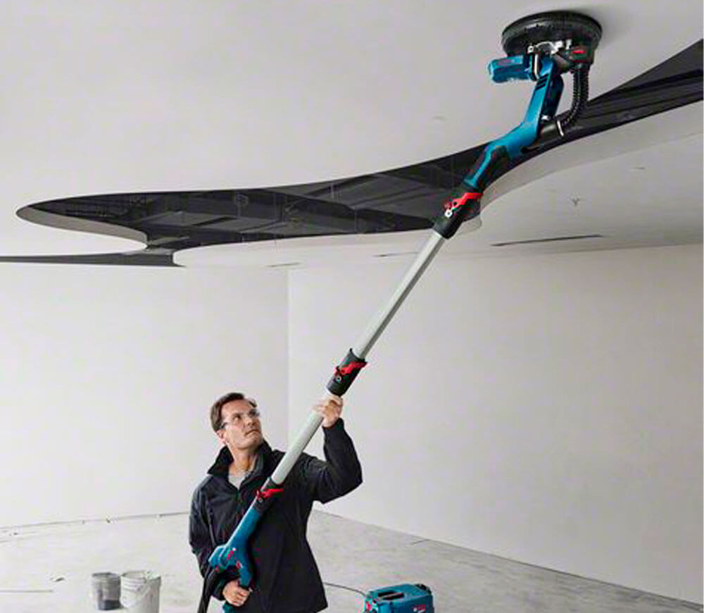 Mașină de șlefuit pereți extensibilă BOSCH GTR 550 550w 215mm-8