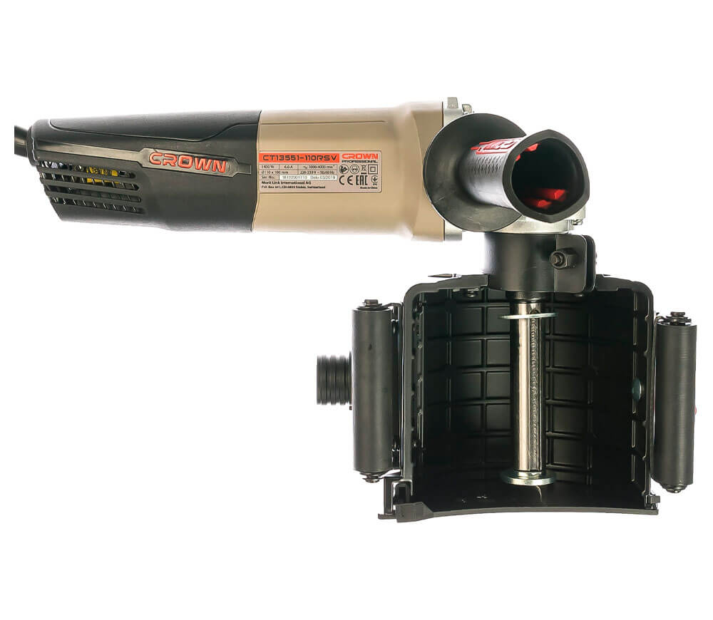 Mașină de șlefuit cu lamele CROWN CT13551-110RSV 1400w 110mm-4