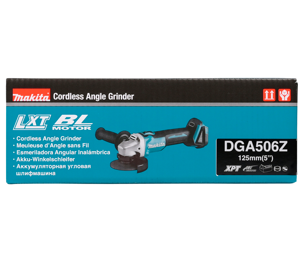 Polizor unghiular cu acumulator (fără baterii) MAKITA DGA506Z 125mm 18V-6