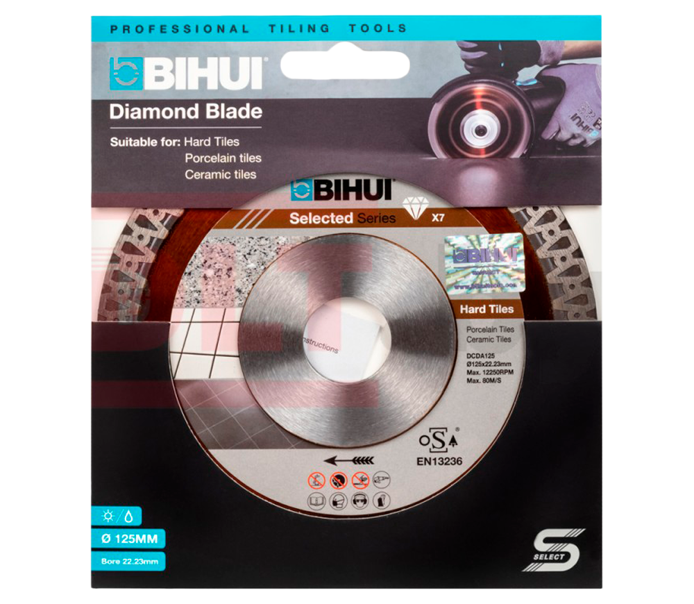 Disc de tăiat cu diamant B-MASTER BIHUI DCDA125 125mm turbo