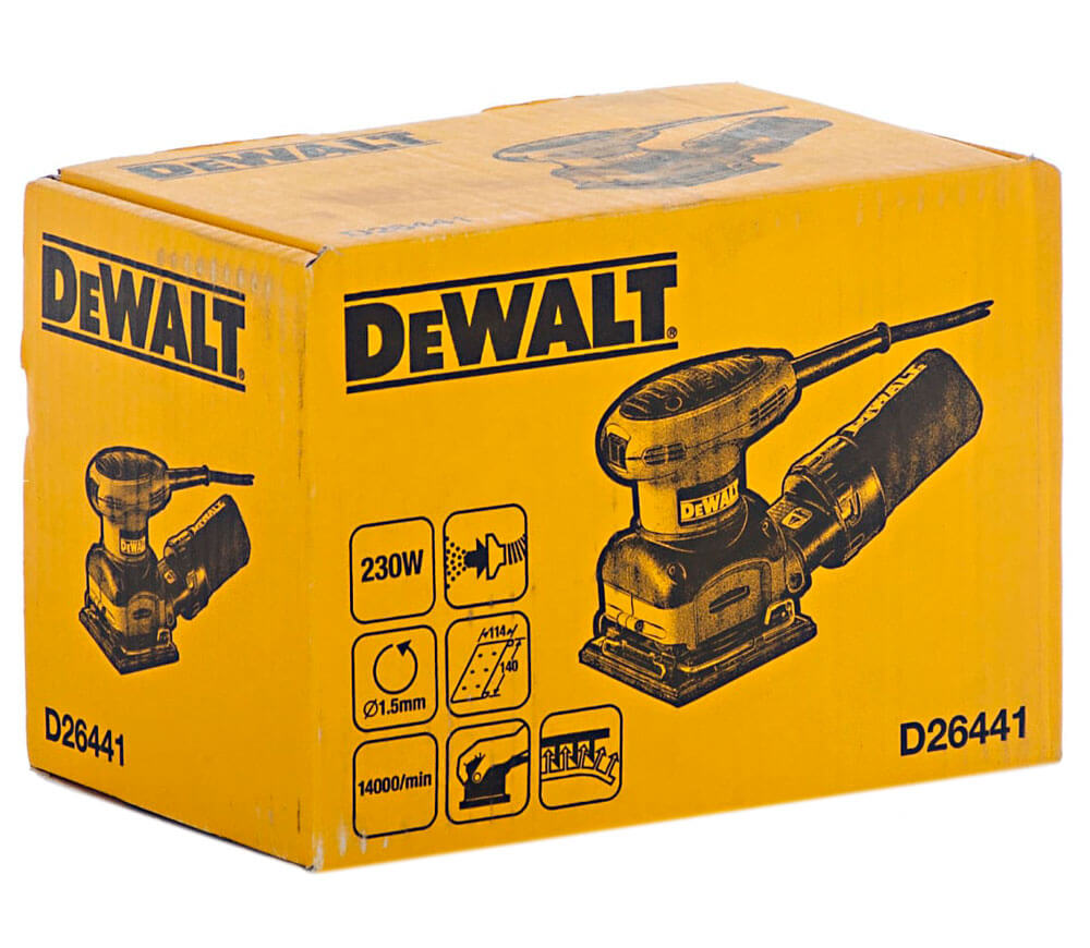 Mașină de șlefuit cu vibrații DEWALT D26441 230w-9