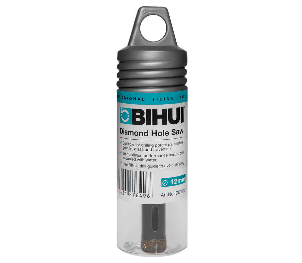 Carota diamantata pentru placi de gresie BIHUI DBW12 12mm