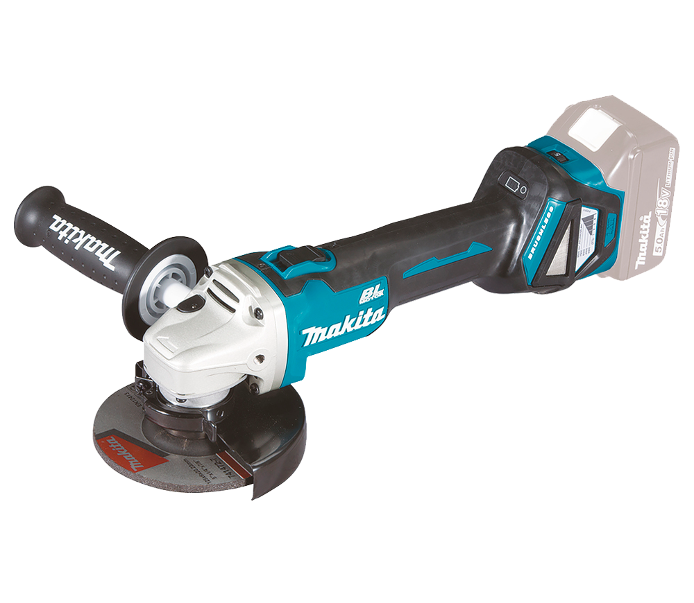 Polizor unghiular cu acumulator (fără baterii) MAKITA DGA511Z 125mm 18V