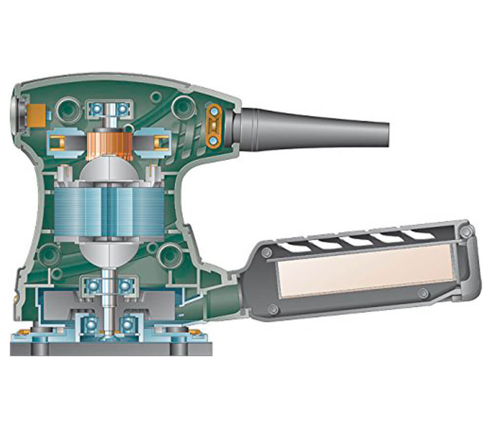 Шлифмашина эксцентриковая METABO FSX 200 Intec 240вт 125мм-7