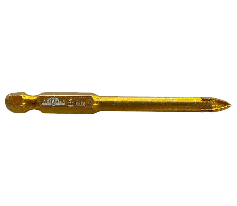 Burghiu pe sticlă și ceramică KRISTAL 33370 6mm