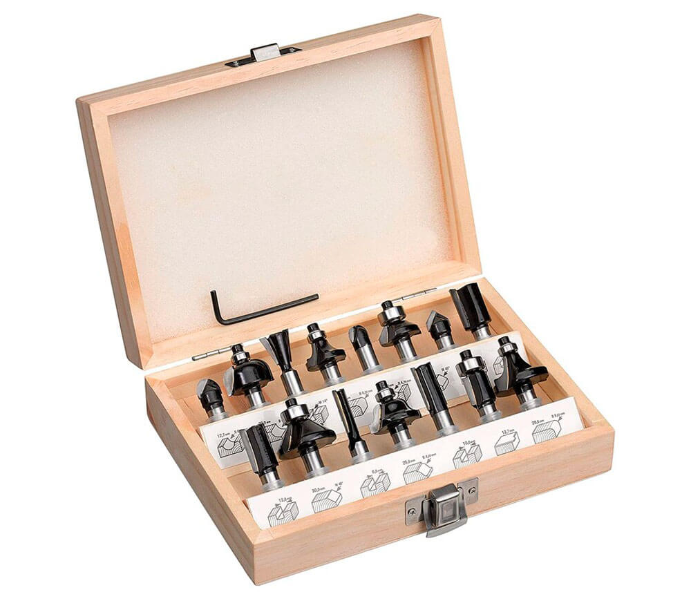 Set 15 freze pe lemn KWB 49757291 8 mm-2