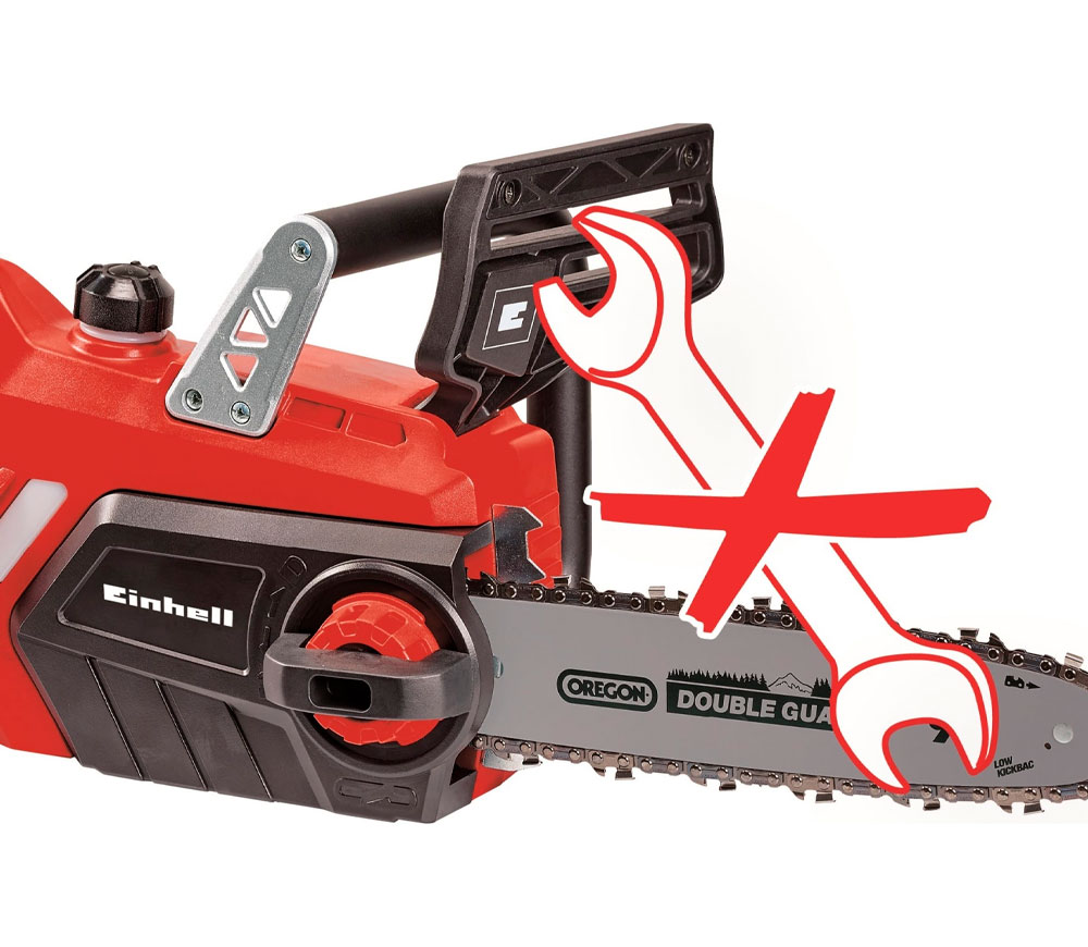 Цепная пила аккумуляторная (без аккумуляторов) EINHELL GE-LC 18/25 250мм 18В-2