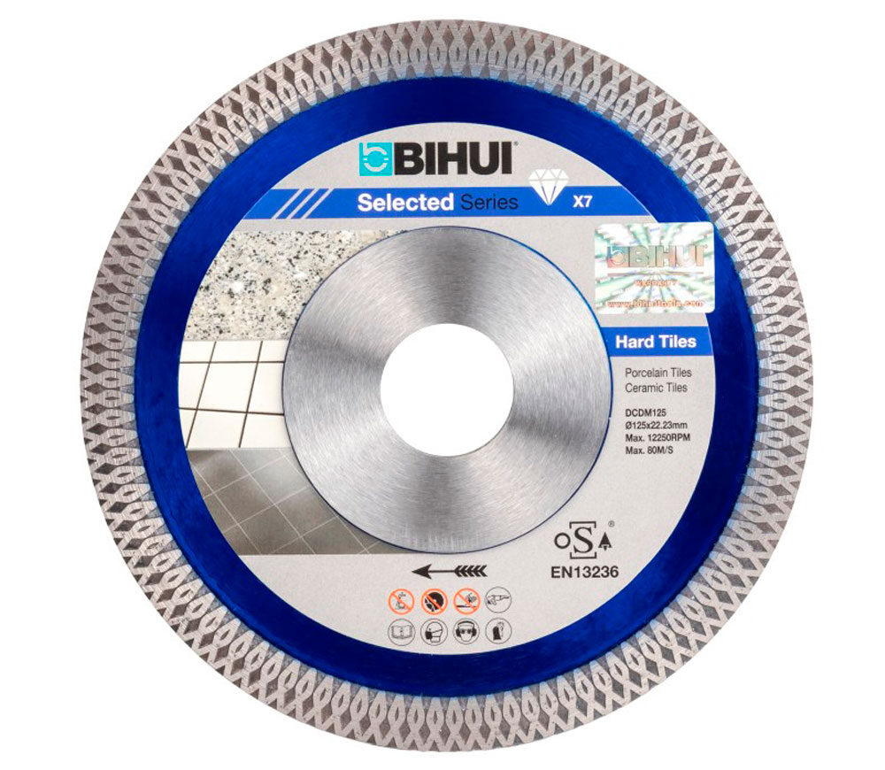 Алмазный отрезной диск B-SPEEDY BIHUI DCDM125 125мм турбо-3