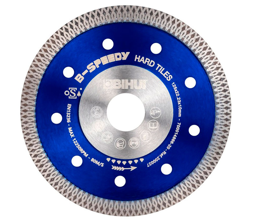 Алмазный отрезной диск B-SPEEDY BIHUI DCDM125 125мм турбо-5