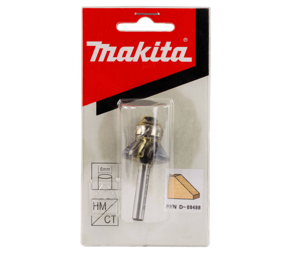 Фреза кромочная конусная MAKITA D-09488 Ø6 mm-2