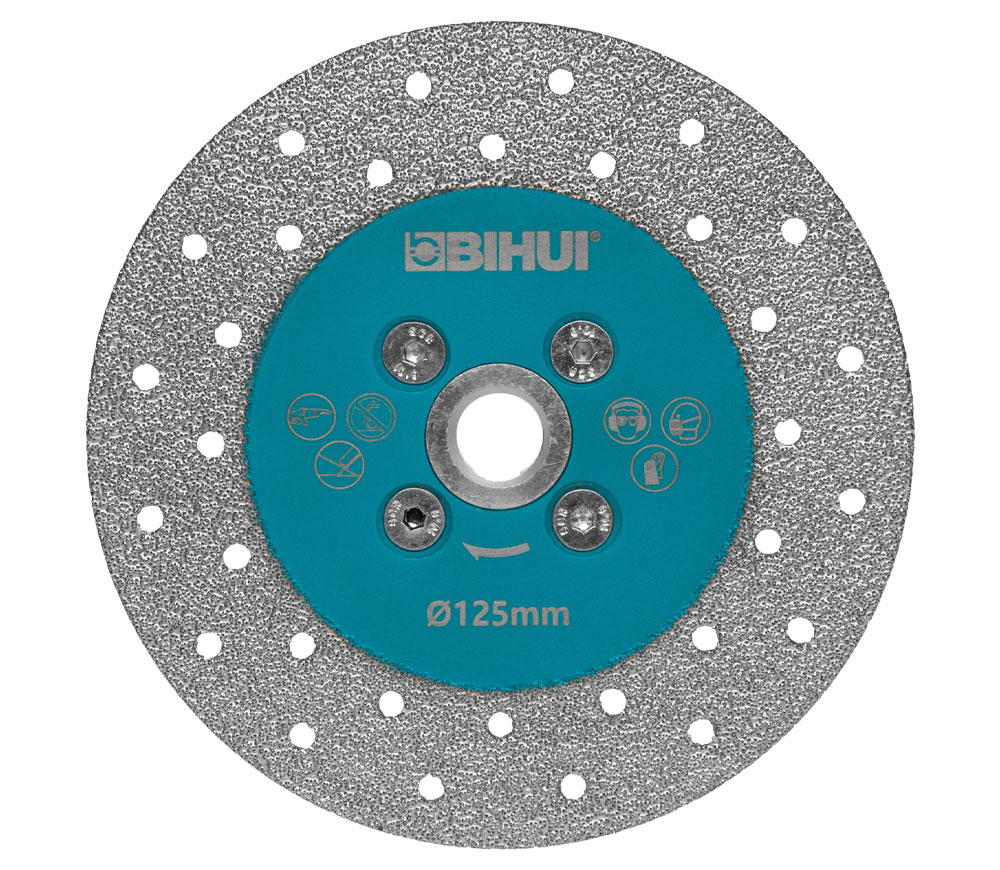Disc de tăiat și șlefuit cu diamant VACUUM BIHUI DCWMM5 125mm continuu-2