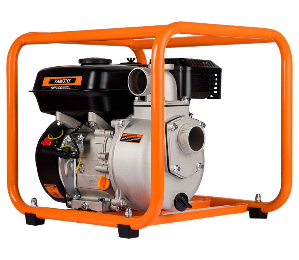 Мотопомпа бензиновая KAMOTO GP50 36000л/ч 7лс-3