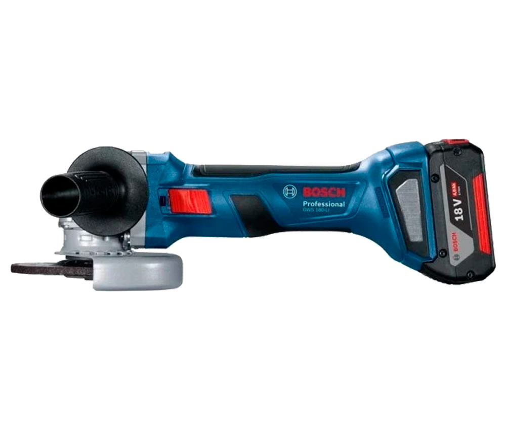 Polizor unghiular cu acumulator (fără baterii) BOSCH GWS 180-Li 120mm 18V-5