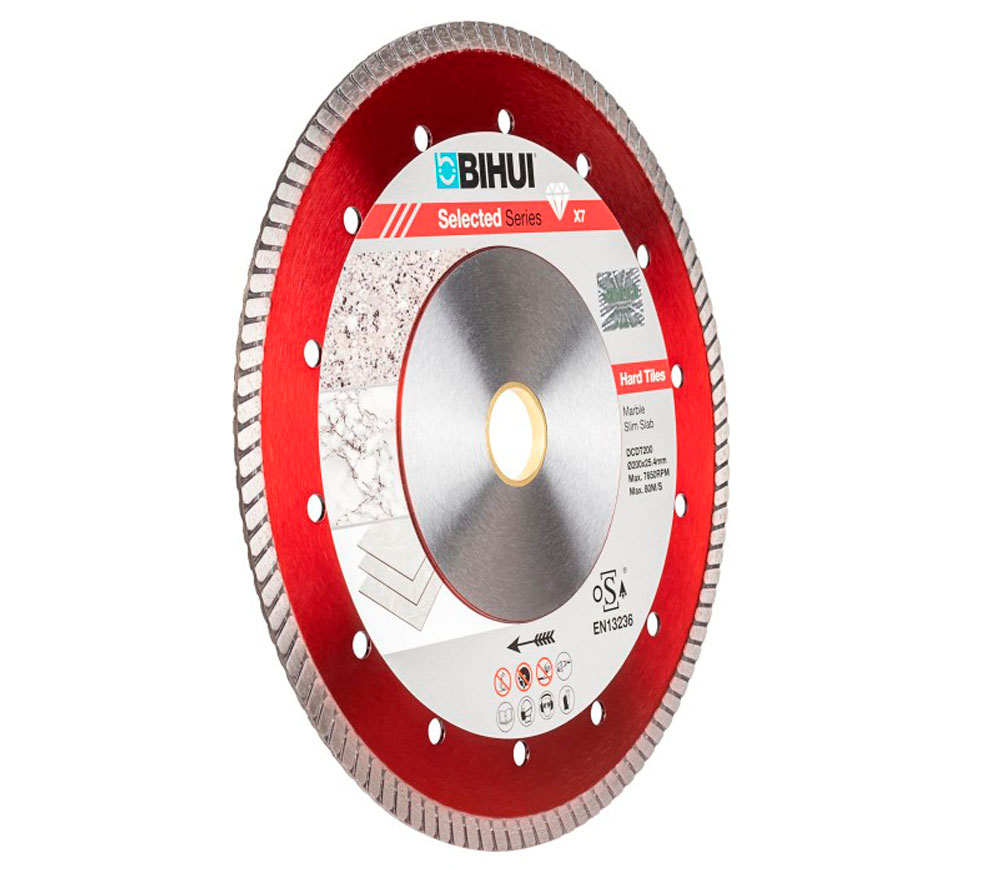 Алмазный отрезной диск B-TURBO BIHUI DCDT200 200мм турбо-5