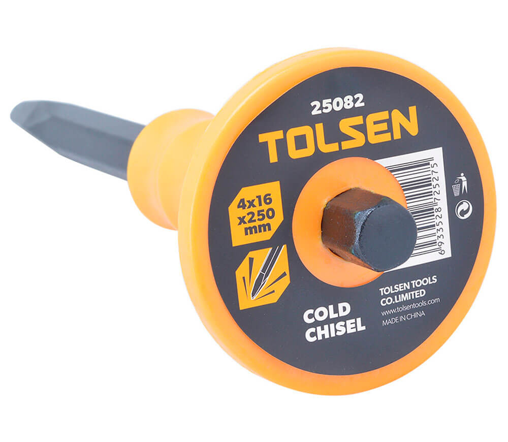Daltă ascuțită cu protector Tolsen 25082 250mm-4