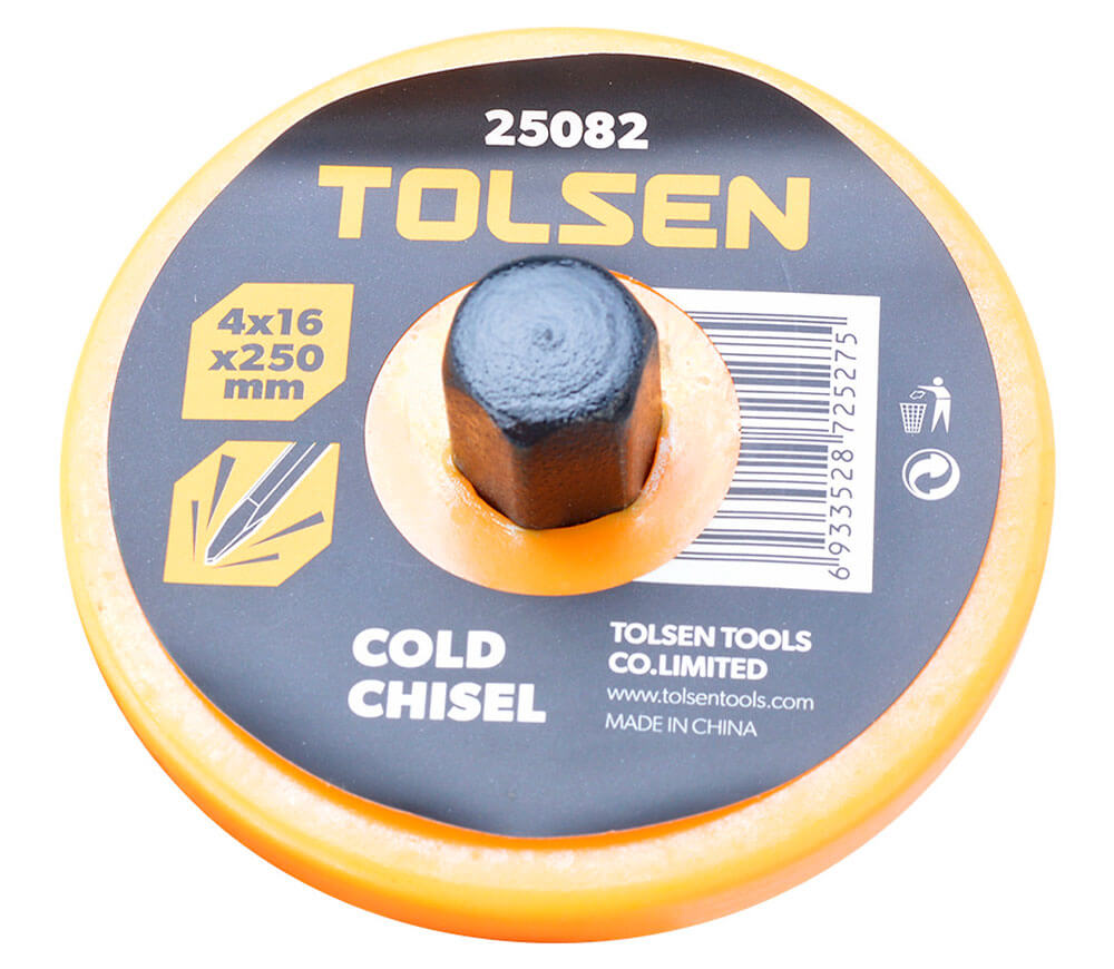 Daltă ascuțită cu protector Tolsen 25082 250mm-5