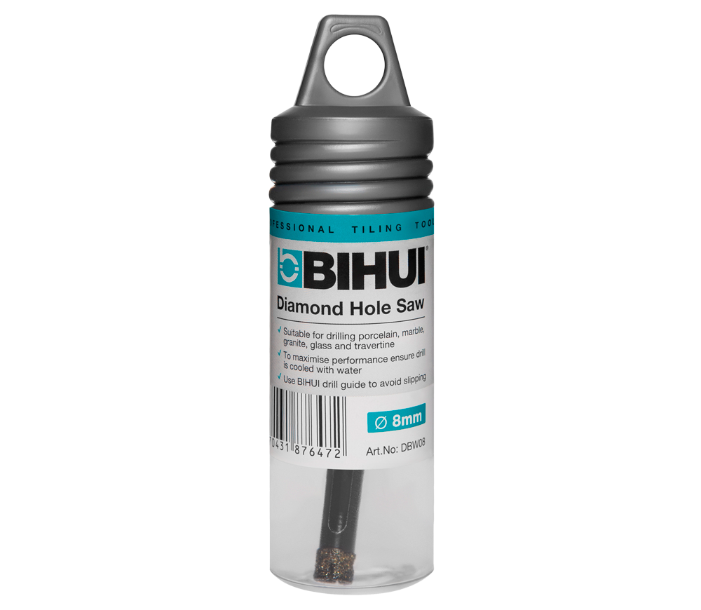 Carota diamantata pentru placi de gresie BIHUI DBW08 8mm
