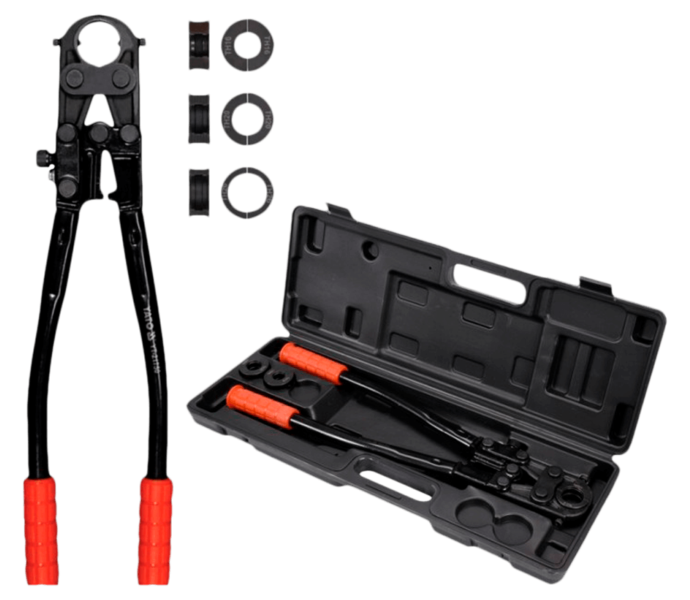 Clești de sertizare YATO YT21750 PEX-AL-PEX/PERT-AL-PERT/TH16/TH20/TH26