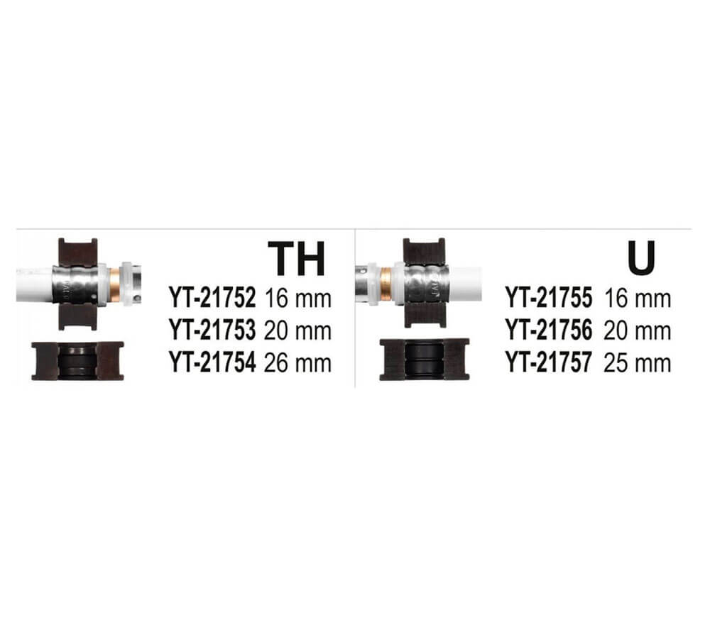 Clești de sertizare YATO YT21750 PEX-AL-PEX/PERT-AL-PERT/TH16/TH20/TH26-7