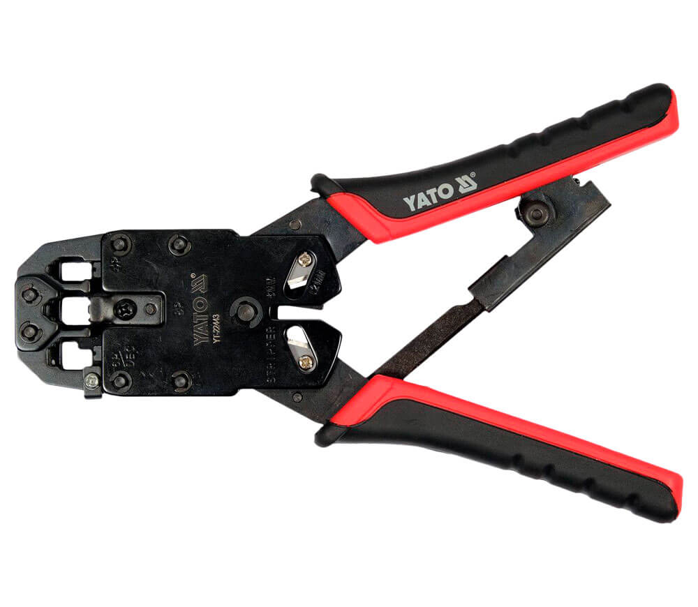 Clești de sertizare YATO YT22443 RJ10/ RJ11/ RJ12/ RJ45-2