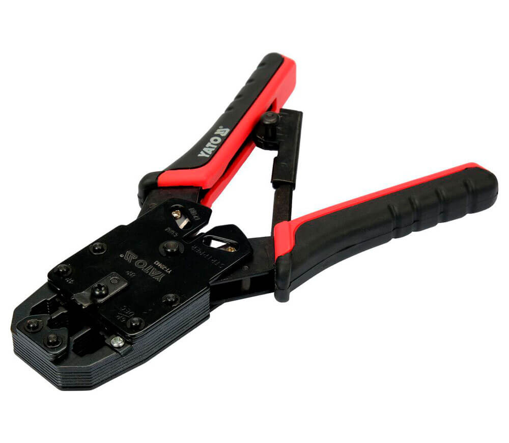 Clești de sertizare YATO YT22443 RJ10/ RJ11/ RJ12/ RJ45-3