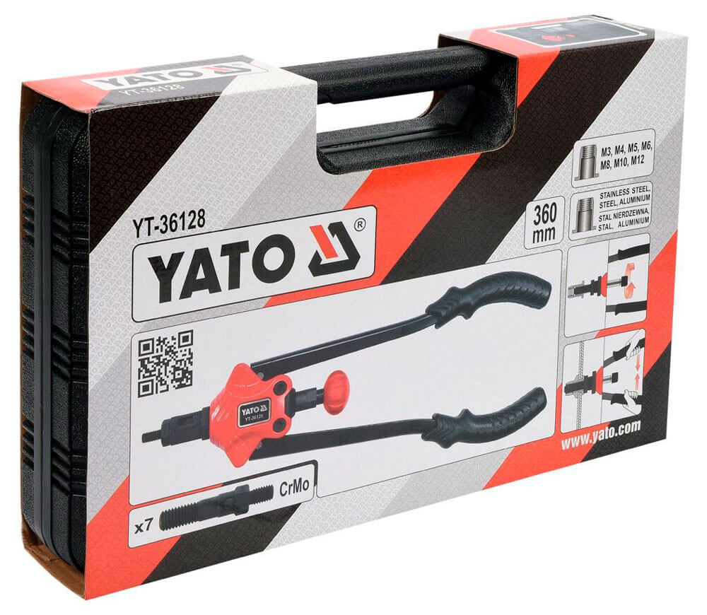 Заклёпочник ручной YATO YT36128-5