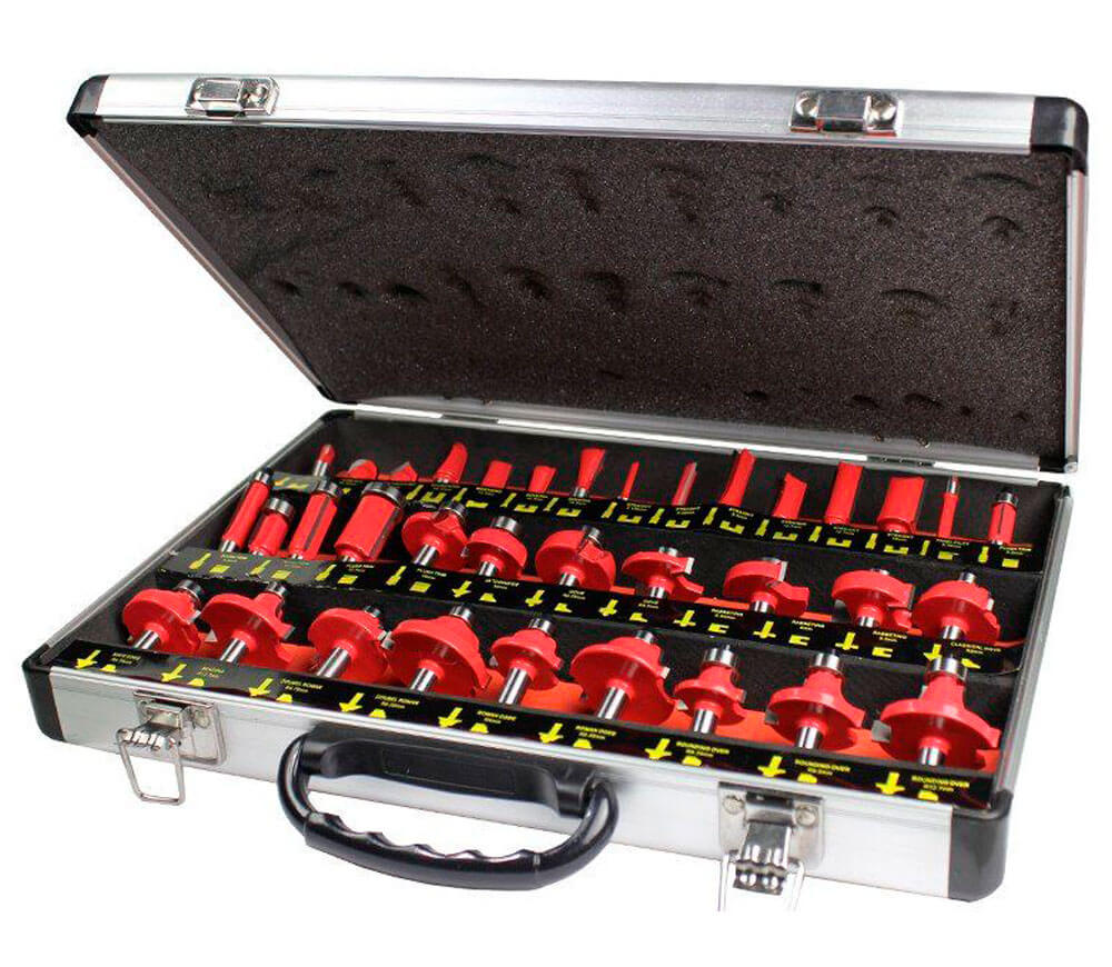 Set 35 freze pe lemn Yato YT6803 Ø8 mm-2