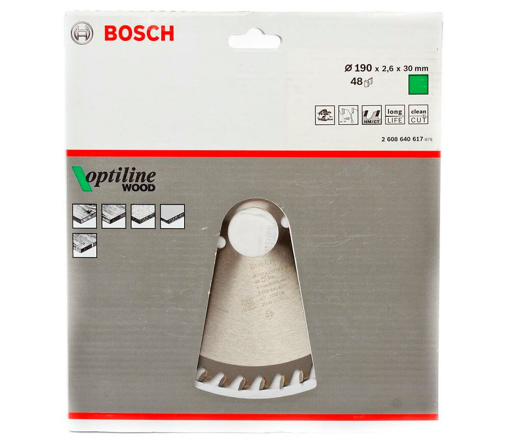 Пильный диск BOSCH 2608640617 190мм 48T-4