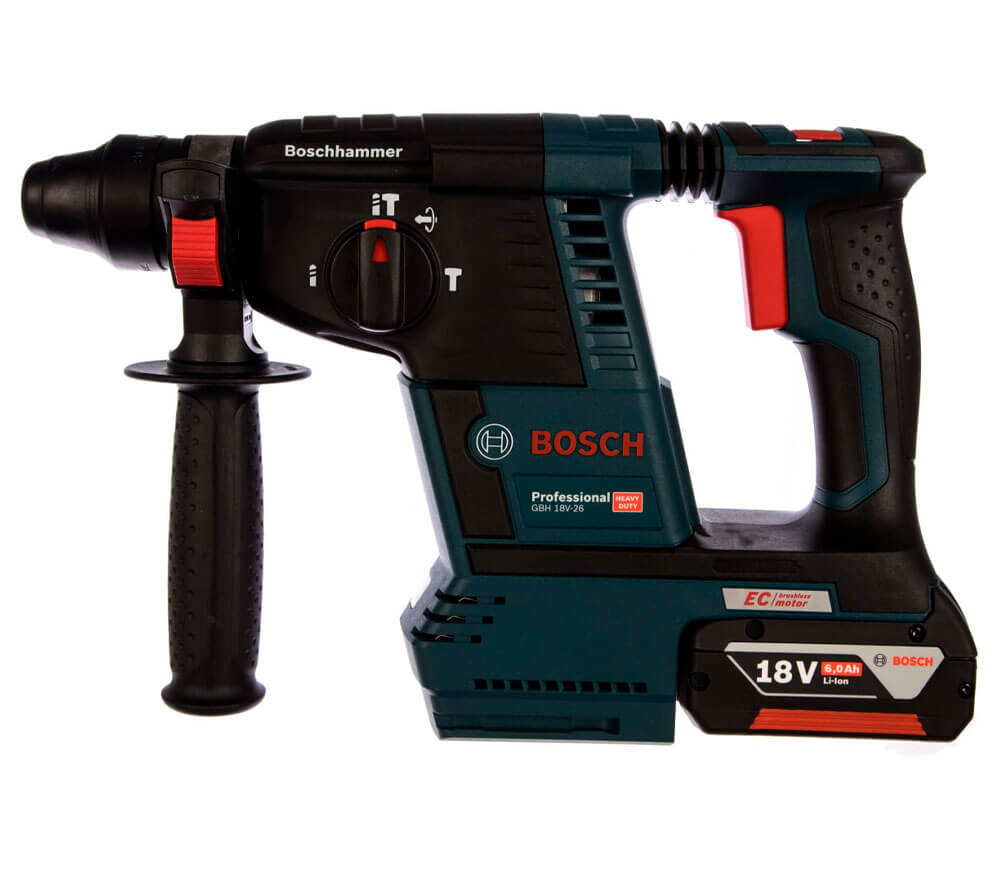 Ciocan rotopercutor cu acumulator BOSCH GBH18VF-26 2.6J 18V 6Ah-4