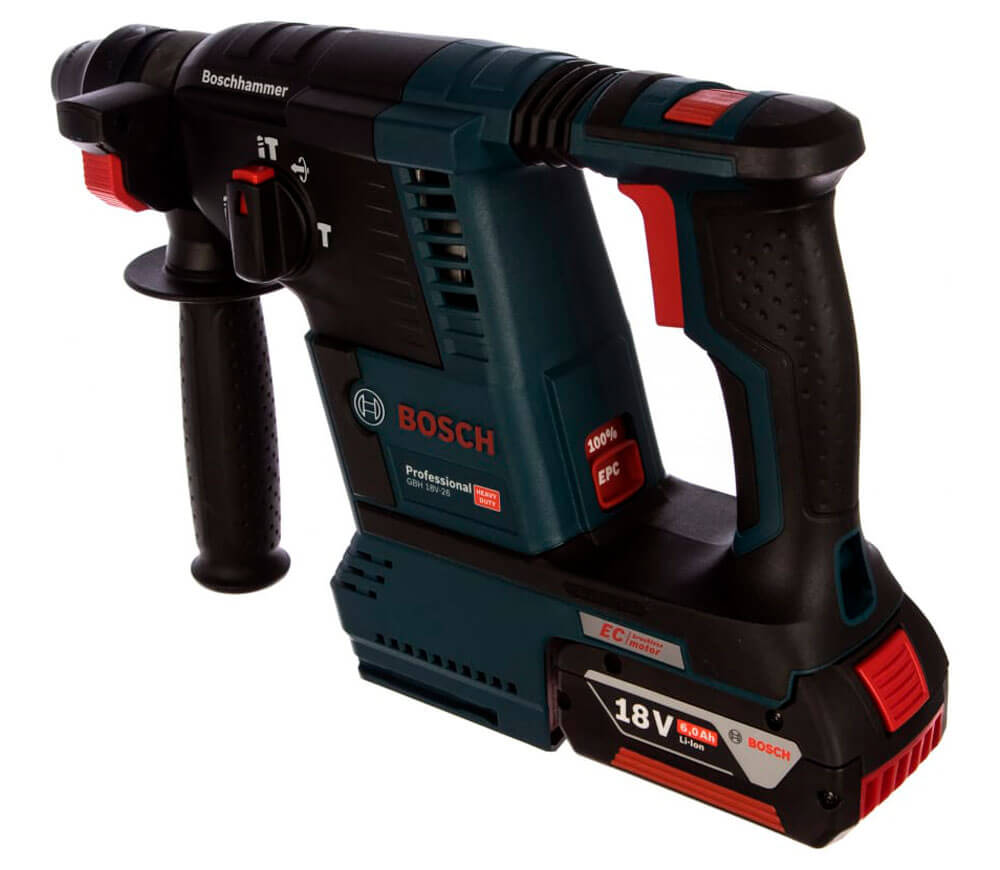 Ciocan rotopercutor cu acumulator BOSCH GBH18VF-26 2.6J 18V 6Ah-5