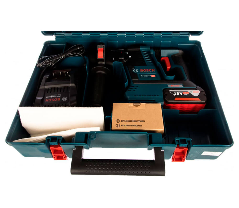 Ciocan rotopercutor cu acumulator BOSCH GBH18VF-26 2.6J 18V 6Ah-7