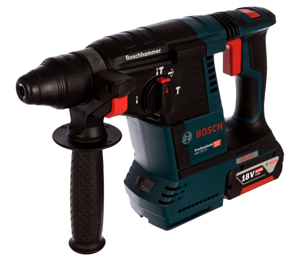Ciocan rotopercutor cu acumulator BOSCH GBH18VF-26 2.6J 18V 6Ah