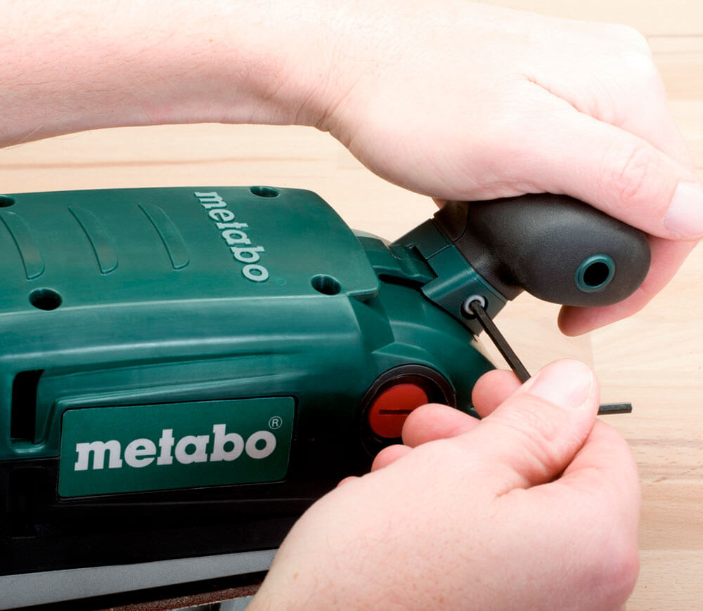 Шлифмашина ленточная METABO BAE 75 1010вт 75 мм-12