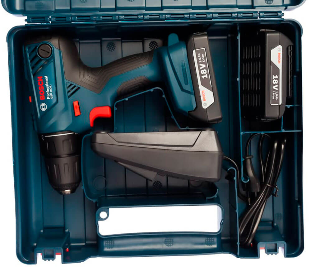 Mașină de înșurubat cu acumulator BOSCH GSR 180-Li (6019F8109) 18V 2Ah-10