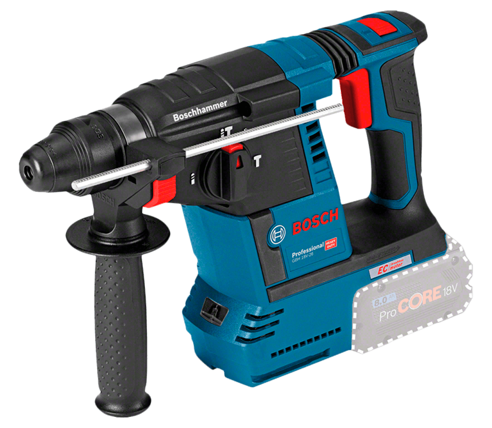 Ciocan rotopercutor cu acumulator (fără baterii) BOSCH GBH 18V-26 2.6J 18V