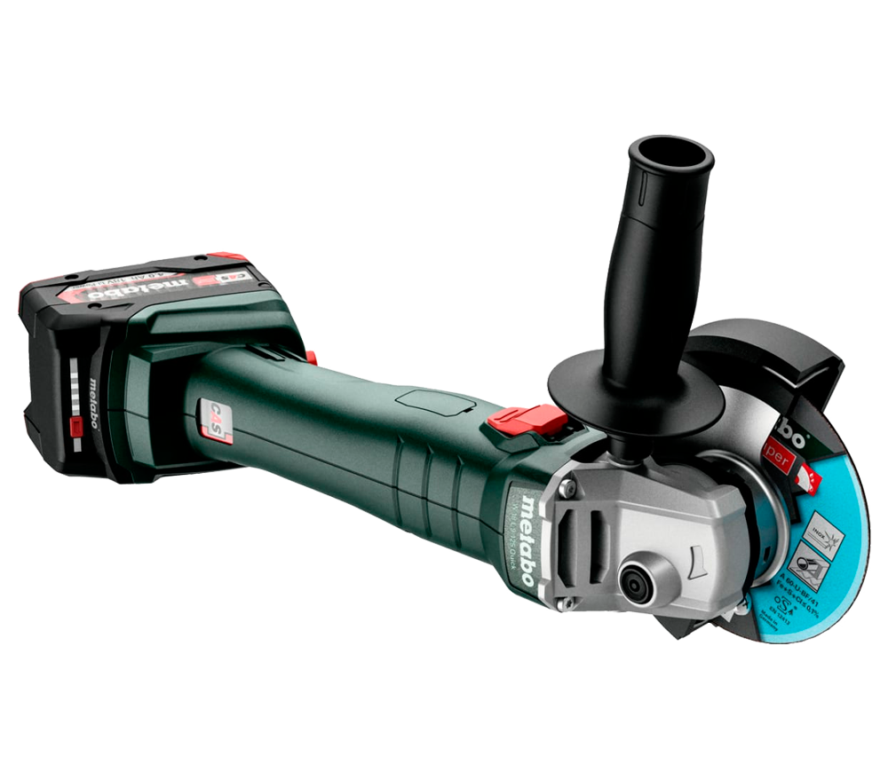 Polizor unghiular cu acumulator (fără baterii) METABO W 18 L 9-125 125mm 18V-4