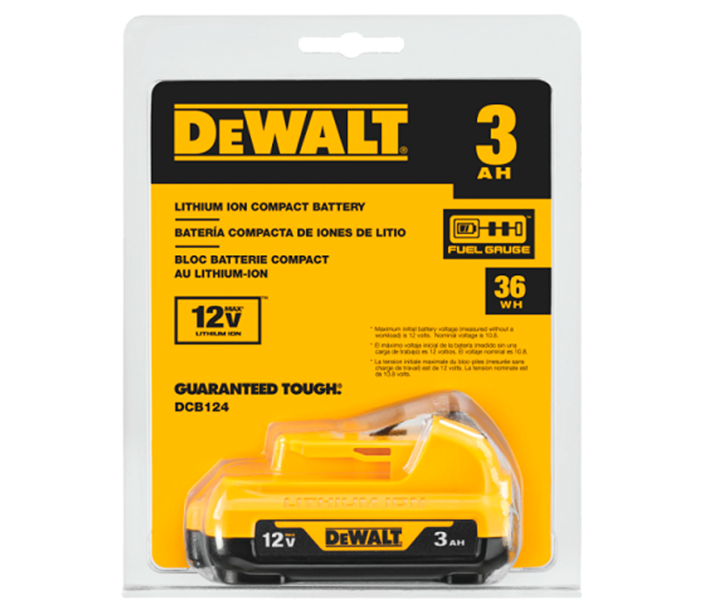 Acumulator DEWALT DCB124 Slider 12V 3Ah-4