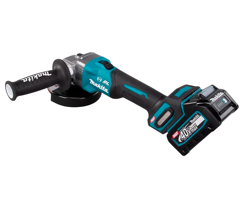 Угловая шлифмашина аккумуляторная MAKITA GA005GM201 125мм 40В 4Ач-7