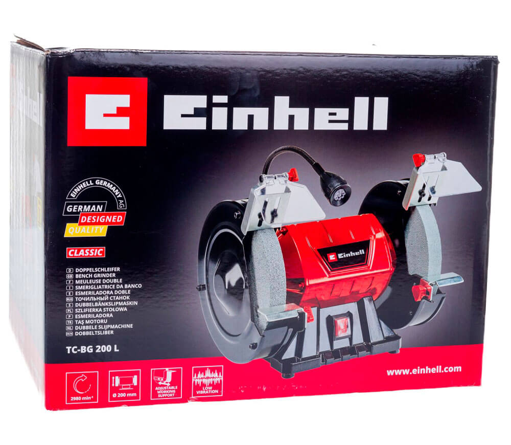 Точильный станок EINHELL TC-BG 200L 400вт 200мм-11