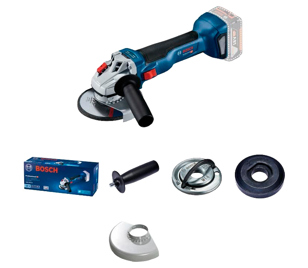 Polizor unghiular cu acumulator BOSCH 115mm 18V-4