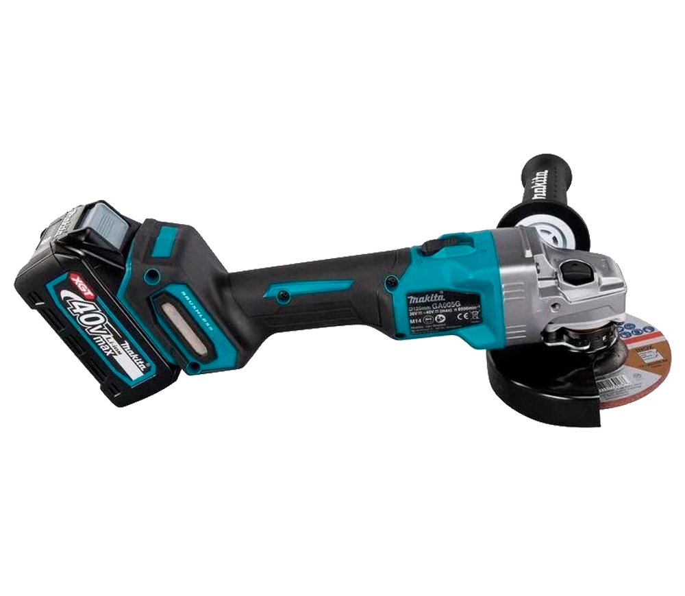 Угловая шлифмашина аккумуляторная MAKITA GA005GM201 125мм 40В 4Ач-2