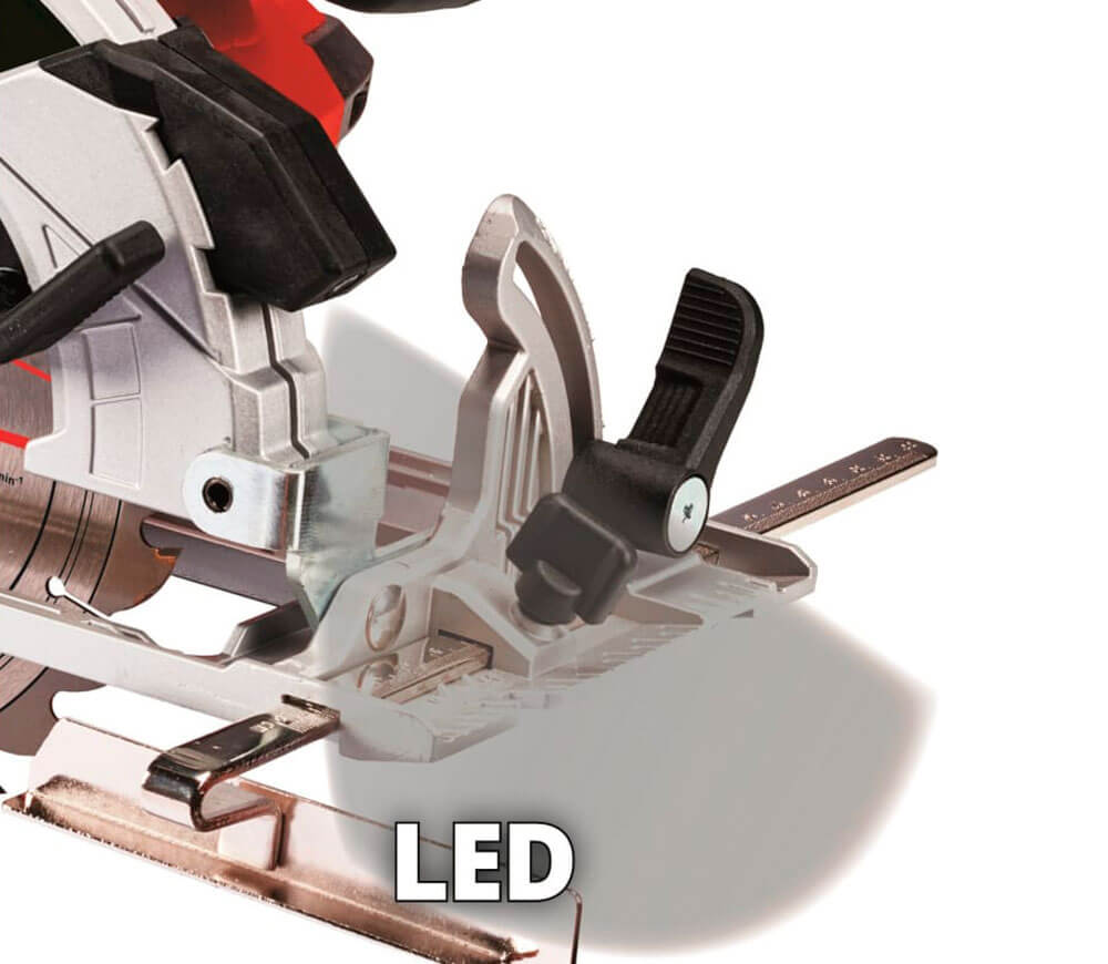 Fierăstrău circular cu acumulator (fără baterii) EINHELL TE-CS 18/165-1Li SOLO PXC 165mm 18V-6