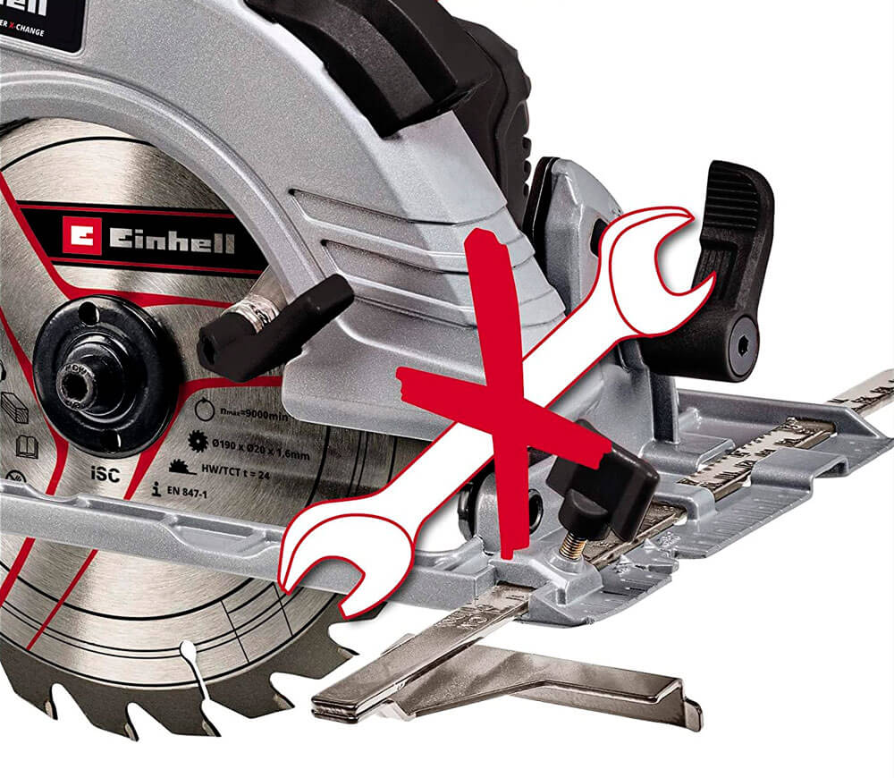 Fierăstrău circular cu acumulator (fără baterii) EINHELL TE-CS 18/190Li SOLO XPWR 190mm 18V-4