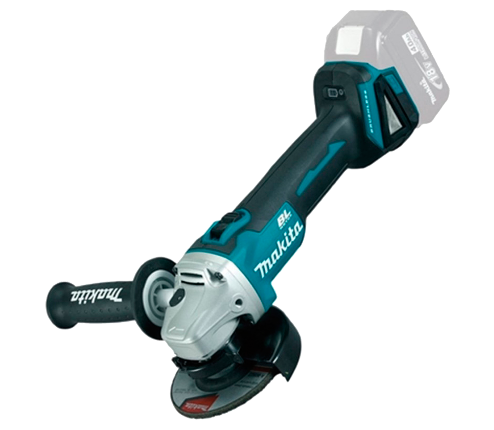 Угловая шлифмашина аккумуляторная (без аккумуляторов) MAKITA DGA456Z 115мм 18В-5